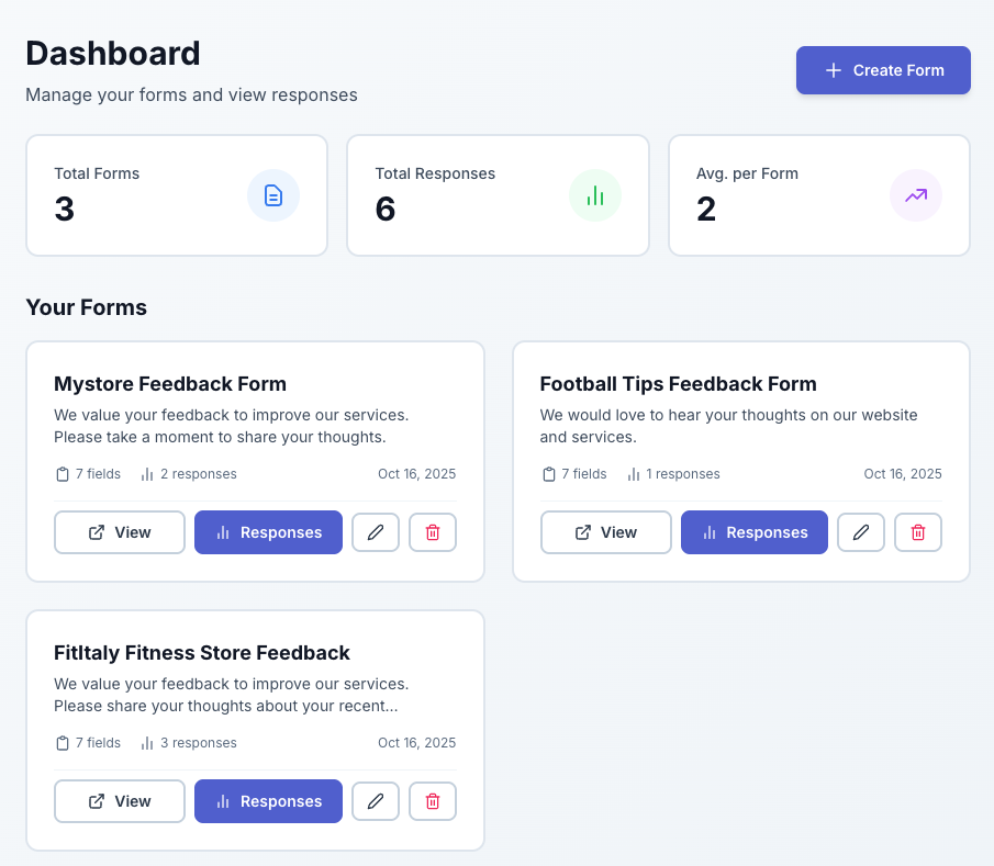 SignMeUp.ai form builder workspace showing AI-generated fields